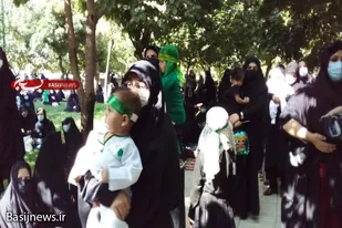 مراسم شیرخوارگان حسینی در بهار برگزار شد