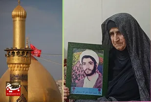 تجلیل از مادر شهید شیخ ولی&zwnj;الله درویشی در روستای مالکی شهرستان هندیجان