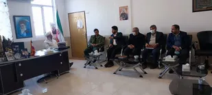 دیدار جمعی از بسیجیان قشر کارگری با امام جمعه محترم شهرستان تفت