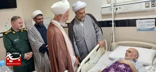 &nbsp;دیدار و ملاقات مسئول نمایندگی ولی فقیه در سپاه کربلا از برادر پاسدار بازنشسته کاظم امیری
