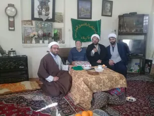 سرکشی و دیدار صمیمی با خانواده معزز شهید والامقام سید قاسم حسینی در شهرستان جاجرم
