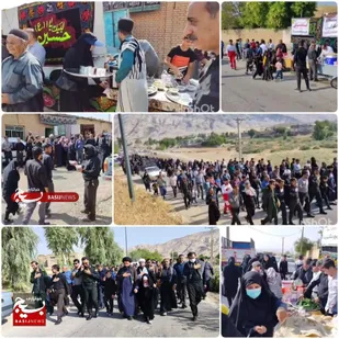 راهپیمایی جاماندگان اربعین حسینی(ع) در شهرستان اندیکا برگزار شد