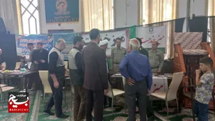 برپایی میزخدمت مدیران در شهر رویان+ تصاویر