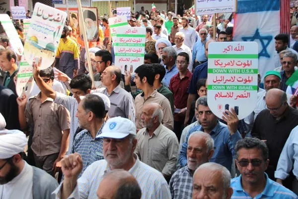 راهپیمایی روز قدس مرکز استان گلستان-تیرماه 95