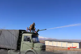 ضدعفونی معابرعمومی اردل علیه کرونا به همت سپاه