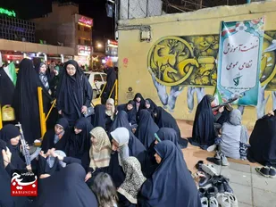 استقبال بانوان محله طلاب مشهد از دوره&zwnj;های نهضت آموزش نظامی عمومی