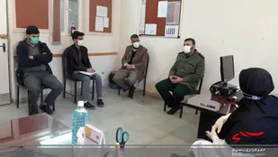 جلسه هماهنگی طرح شهید سلیمانی در مرکز بهداشت شهرک فرهنگیان همدان