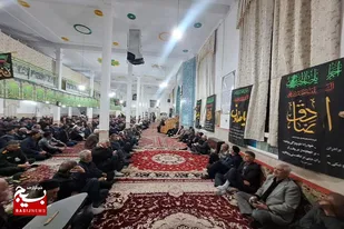 برگزاری مراسم شهادت امام جعفرصادق (ع) در روستای فیض&zwnj;آباد