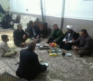 دیدار با خانواده شهید نادرقلی محمودی در ریگ لردگان