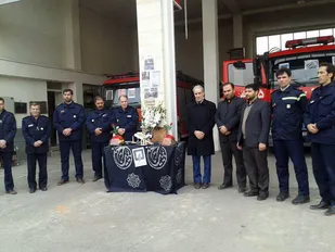 آیین یادبود شهدا و تجلیل از آتش نشانان در مراغه برگزار شد