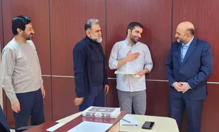 تقدیر از پاسدار نمونه سازمان بسیج هنرمندان کشور