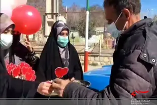 توزیع بسته&zwnj;های فرهنگی توسط بسیجیان بهاری به&zwnj; مناسبت روز پدر