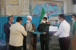 تجلیل آیت الله اعرافی از اصحاب رسانه شهرستان میبد