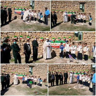 کلنگ زنی پایگاه بسیج حضرت مریم(س) کل کله
