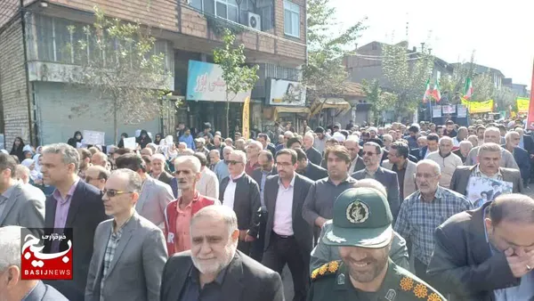 راهپیمایی ۱۳ آبان مردم گیلان