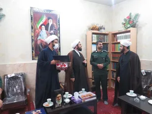 دیدار پایوران سپاه ناحیه قمر بنی هاشم (ع) با امام جمعه  فیروزکوه