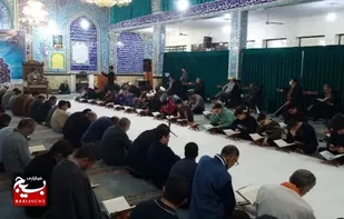 صوت دلنشین قاریان در مسجد جامع میانه طنین انداز شد