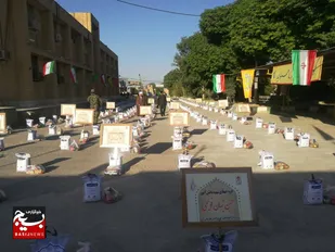 توزیع ۵۰۰ بسته معیشتی در سطح شهرستان شوش