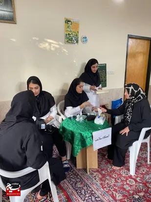 خدمات بهداشتی گروه جهادی شهیده فاطمه شفیعی نژاد در عباسکلا
