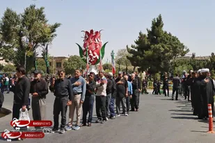کاروان عزاداری روز شهادت امام رضا(ع) در اراک