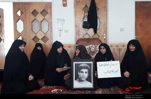 دیدار بسیجیان پایگاه فاطمیه لالجین با خانواده شهید &laquo;غلامی محب&raquo;