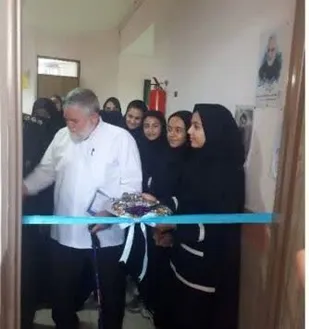 دفتر بسیج دانش آموزی در مدرسه دخترانه "انقلاب اسلامی" گرمسار افتتاح شد