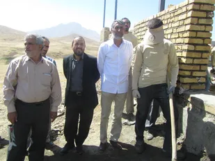 بازدید مسئولان از اردوی جهادی حوزه شهید شکری&zwnj;پور همدان