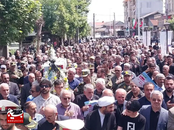 مراسم تشییع شهید حمید رضا فلاحی