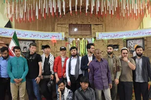 حضور کاروانهای گنبد و جامعه المصطفی در شلمچه و نهر خین