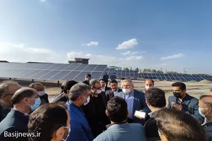 افتتاح نیروگاه خورشیدی ۲مگاواتی شرکت آرد سینا