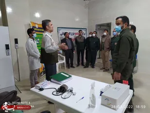 بازدید فرمانده سپاه قائم آل محمد (عج) از قرارگاه سلامت بسیج جامعه پزشکی شاهرود+ تصاویر