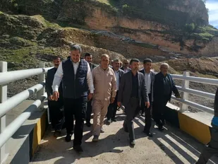 بهره برداری از پل ارتباطی عشایر خوزستان و لرستان