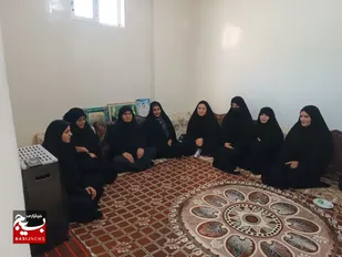 دیدار با خانواده شهید حسین زمانی در باباحیدر