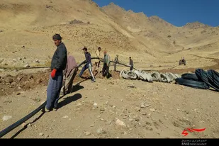 آبرسانی به روستای کمشانه اسدآباد به&zwnj;همت بسیج سازندگی همدان