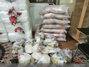 تعداد ۴۰۰ بسته معیشتی بین محرومین توزیع شد
