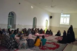 اردوی جهادی دانشجویان دانشگاه پیام نور تفت در روستای کردآباد