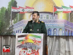 انتقام خون حاج قاسم، آزادی قدس شریف است/ایران اسلامی مرکز تحول عالم و اثرگذار سیاست های جهانی است