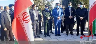 گزارش تصویری عطرافشانی گلزار شهدای گلپایگان با حضور سردار فدا