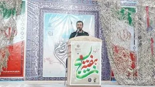 فرمانده سپاه پیشوا سخنران قبل از خطبه های نمازجمعه