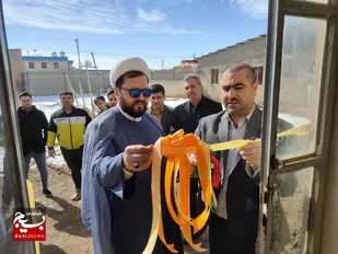 گام بلند بنیاد برکت برای توانمندسازی روستاها در فراهان/افتتاح کارگاه کفاشی شیرین آباد