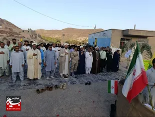 مراسم یادواره شهدادر دهستان هودیان شهرستان دلگان برگزارشد