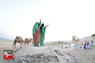 بازسازی واقعه غدیر خم در عسلویه