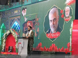 مراسم گرامیداشت شهادت سردار شهید حاج قاسم سلیمانی و همرزمان شهیدش در امام زاده ابوالعباس (ع) خوراسگان