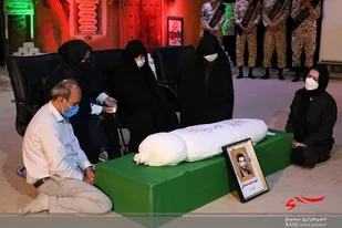 برگزاری مراسم وداع جانسوز با پیکر شهید دوران دفاع مقدس محمد اسحاقی در معراج شهداء+تصاویر