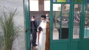 مراسم افتتاحیه نمایشگاه حسینی در شازند