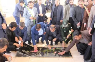 غباررویی گلزارشهدای چلگرد