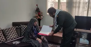 دیدار با خانواده شهیدان غلامعلی رسولی و حسین یارجانلو