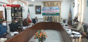 جلسه کمیته نیرو&zwnj;های مسلح ستاد شهرستانی چهل سالگی دفاع مقدس شاهرود+ تصاویر