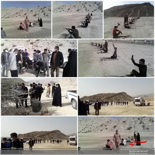 اردوی عملی درس آمادگی دفاعی در مدارس شهرستان خمیر