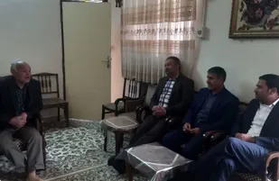 ادای احترام به مقام شامخ شهدای گمنام و دیدار با ۵ خانواده شهید والامقام در مهریز